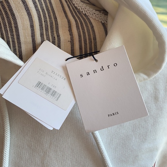 NWT SANDRO HOODED SWEATSHIRT size1 - Picture 6 of 11